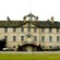 The exterior of the back of a Georgian style estate from the 18th century